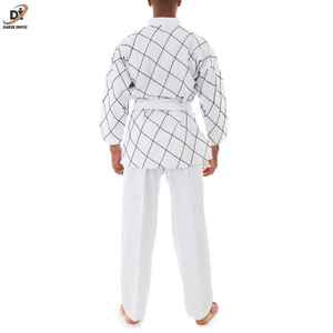 Custom Unisex White Karate Gi Sportswear Uniform 180g Polyester/Cotton <b>Blend</b> for Martial Arts with OEM Service - Product Image 2