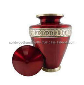 Urnas decorativas de latón para adultos, urnas hechas a mano para urnas funerarias masculinas y femeninas, urnas funerarias de alta calidad - Product Image 1