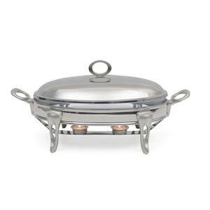 Ensemble de réchauds de buffet en acier inoxydable, chauffe-plats de style luxueux et moderne pour hôtels/restaurants - Product Image 3