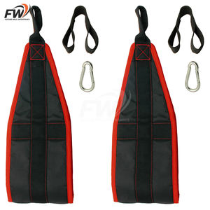 Sangle robuste personnalisable de haute qualité pour exercices de levage des jambes avec grands anneaux en D et connecteurs rapides – Super Vente - Product Image 3