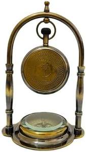 Reloj de Escritorio Electrónico Victoria London, Hermoso Reloj de Mesa con Brújula, Pantalla Digital, Función de Snooze, Material ABS, Regalos para - Product Image 3