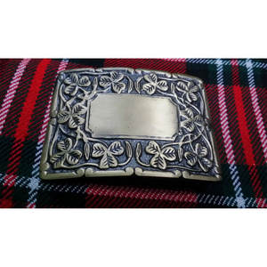 Hebilla de cinturón de kilt de diseño de cardo de las Tierras Altas escocesas de lujo, acabado antiguo, personalizada/hebillas de cinturón de kilt 2026 - Product Image 3