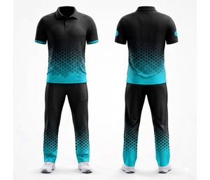 Club <b>Cricket</b> Uniform with Sublimation Printing | Men Women Youth <b>Cricket</b> Wears Polo Shirt and Trouser Full Team Outfit - Product Image 4