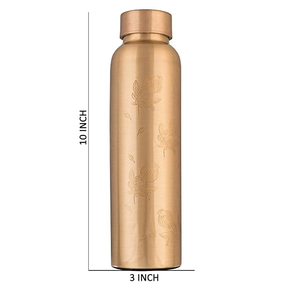 Best Selling Customized Modern Eco-Friendly Reusable Pure Copper Water <b>Bottle</b> FAIZA CRAFT for Adults Living Room Home Office Gym - Product Image 6
