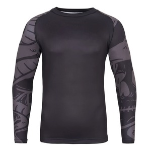 Camisetas de compresión Rush Guard de manga larga para hombre, sublimadas personalizadas. - Product Image 2