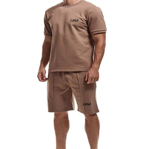 T-shirt en coton à manches courtes pour homme, coupe classique, couleur unie, col rond, jersey décontracté, tricoté, teint uni, design simple - Product Image 6