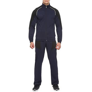 Survêtement en nylon pour homme, coupe oversize, avec poche arrière zippée, blocs de couleur, coupe-vent, personnalisable, ensemble deux pièces (veste et pantalon) - Product Image 1