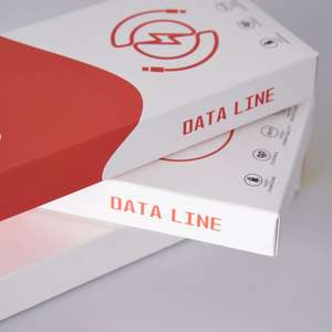 Boîte d'emballage en papier personnalisée directement de l'usine pour câble USB et chargeur de téléphone - Product Image 5