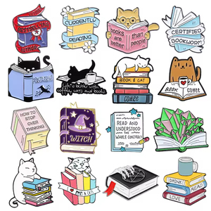 Épingles en émail de la série Pop Culture, broches métalliques personnalisées, badges, épingles de revers Kawaii à motif de dessin animé pour vêtements, accessoires de décoration DIY - Product Image 6