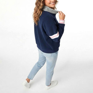 Sudadera de Mujer con Cierre de Cremallera, Color Rosa, Tejido de Felpa, Logotipo Bordado en la Parte Delantera, Informal, para Otoño e Invierno, Cálida y Cómoda - Product Image 3