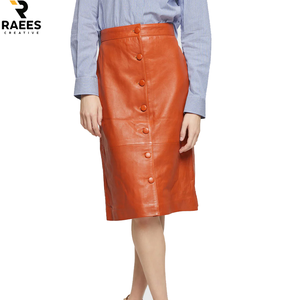 New Custom Design Women's Leather <b>Skirts</b> In Custom Color Customized Size Breathable Leather <b>Skirts</b> For Sale - Product Image 1