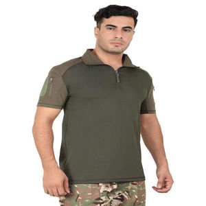 Nuevas Camisas Tácticas Casuales de Manga Corta con Cremallera, de Poliéster y Algodón, para Protección y Seguridad, Estilo Moderno - Product Image 3