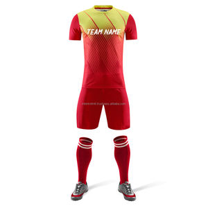 Ensemble d'uniformes de football personnalisés respirants 100% polyester |   Shorts de football sublimés UPF 50 UV grande taille - Product Image 3