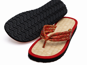 El mejor proveedor de Vietnam, venta al por mayor, chanclas de seda de canela de algas marinas para mujer, zapatillas estilo plataforma, plantilla antideslizante de goma - Product Image 2