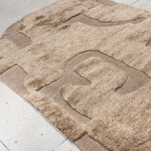 Tapis en velours Terra Luna, tissé à la main, en laine et viscose, tapis texturé fait main, qualité supérieure, fabricant, fournisseur, vente en gros - Product Image 3