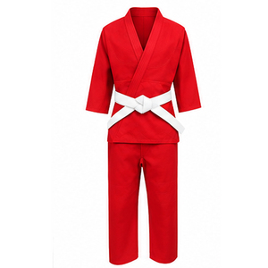 Uniforme de Judo Rosa, 100% Algodón, Transpirable, Estampado por Transferencia de Calor, Unisex, para Adultos, Ropa de Artes Marciales, Corte Holgado, Estilo de una Pieza - Product Image 3