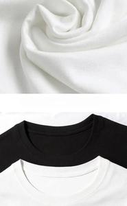 T-shirt en coton 100% de qualité supérieure, logo personnalisé imprimé, design simple et ample pour homme, tissu tricoté - Product Image 5