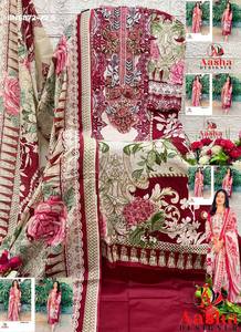 Increíble Variedad de Colores, Nuevo Conjunto de Salwar y Dupatta de Algodón con Parches Estampados y Bordados, Semi-cosido, Venta al Por Mayor - Product Image 4