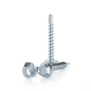 Vis autoperceuses à tête hexagonale TEK, acier au carbone zingué, fabricant vietnamien, classe 4.8 6.8, filetage grossier PDC, en pouces - Product Image 3