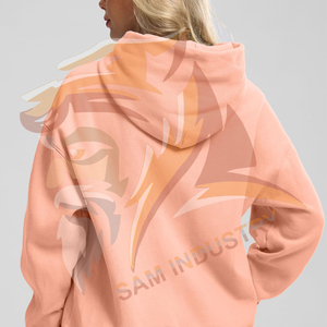 Custom Logo Breathable Winter Oversized <b>Drop</b> Shoulder Women Hoodie Autumn Winter Streetwear <b>Drop</b> Shoulder Hoodies - Product Image 2
