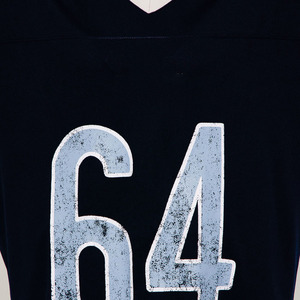 T-shirts de football américain surdimensionnés à imprimé chiffres vieillis de qualité supérieure, unisexe, respirants, en polyester, style streetwear - Product Image 6