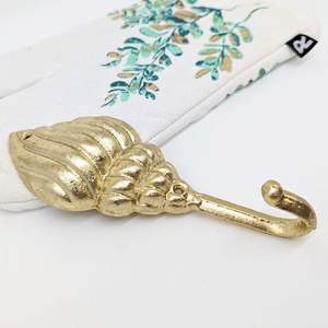 Crochet mural décoratif en laiton pour salle de bain, chambre, cuisine, entrée – Porte-manteau, sacs, serviettes, clés – Rangement domestique – Quincaillerie murale - Product Image 3