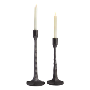 Vintage <b>Black</b> Finish Iron <b>Candlestick</b> Holders for Home Wedding Holiday Decoration Tabletop Handmade Candle Holders - Product Image 3