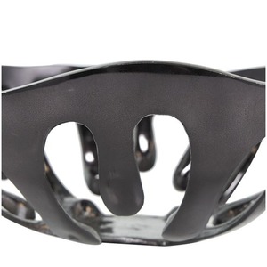 Bol noir moderne, finition polie, design rond, vaisselle de table - Product Image 4