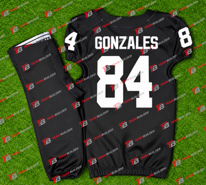 Ensemble d'uniformes de football américain personnalisés |   Pantalon de football |   100% polyester |   Grande taille |   Été/Printemps |   Logo d'équipe personnalisé OEM - Product Image 1