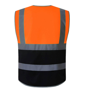 เสื้อกั๊กสะท้อนแสงพรีเมียม ผ้าถักโพลีเอสเตอร์ 100% แบบ ANSI ความปลอดภัยสูง มองเห็นได้ชัดเจน เหมาะสำหรับตลาดยุโรป - Product Image 2