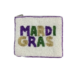 Pochette à monnaie perlée colorée et élégante, faite à la main, nouvelle arrivée, design luxueux, mini sac à fermeture éclair, trousse de maquillage pour femmes, sac à main. - Product Image 2