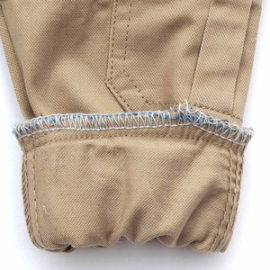 Pantalones cargo jogger para niños, pantalones de tela elástica con bolsillos, puños y cordón ajustable, pantalones cargo para niños - Product Image 6