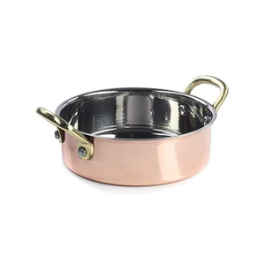 Cacerola de metal ligera pero resistente con grabado fino, perfecta para restaurantes, eventos y entretenimiento en el hogar. - Product Image 3