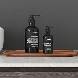 Juego de 2 bandejas ovaladas de madera de Acacia de granja rústica, respetuosas con el medio ambiente, duraderas, hechas a mano, organizador de almacenamiento de cocina, platos, botellas de Perfume - Product Image 2