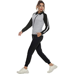 OEM 2026 <b>Women</b> Tracksuits Striped 2 Piece Sports Suit Full Zip Sport <b>Jackets</b> and Bottoms Casual Loungewear tracksuit for <b>women</b> - Product Image 2