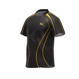 Conjunto de Uniforme de Rugby para Hombre, Colores Personalizables Disponibles, Jersey y Pantalones Cortos, Corte Ajustado, Diseño Cómodo para Deportes de Equipo - Product Image 3