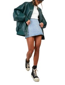 Chaqueta Bomber Acolchada Extra Grande de Cuero Vacuno para Hombre, Personalizada al por Mayor, con Logotipo Frontal - Product Image 3