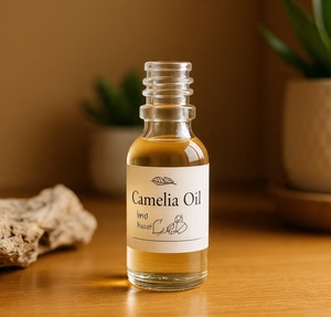 Aceite de Semilla de Camelia 100% Puro, Natural, Prensado en Frío, Aceite Portador de Oleifera para Uso Cosmético en Piel y Cabello, Suministro a Granel - Product Image 1
