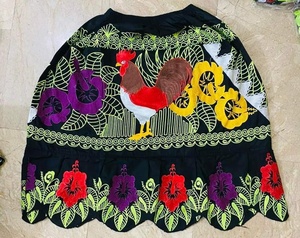 Polyester Floral Embroidered Printed <b>Skirt</b> for Women OEM Cotton Hawaiian Islander <b>Skirts</b> Guam Micronesia Design <b>Patchwork</b> <b>Skirts</b> - Product Image 4