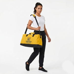 Sacs de sport résistants à l'eau en tissu non tissé, sac de yoga avec sangle réglable, 30-40L, fermeture éclair, unisexe, antivol - Product Image 3