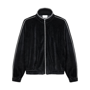 Survêtement en velours personnalisé pour hommes, ensembles de jogging, ensemble 2 pièces, survêtement en velours pour hommes - Product Image 3