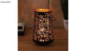 Handmade Metal <b>Tea</b> <b>Light</b> Holder Minimalist Perforated Votive Candle Holder Metal <b>Lantern</b> for Home Decor Wedding Wholesale - Product Image 2