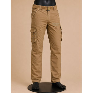 Jeans Ajustados de Moda Urbana de Primera Calidad Personalizados, Nueva Llegada, Corte Slim, Transpirables, de Secado Rápido, Ligeros, de Lona, para Hombre - Product Image 1