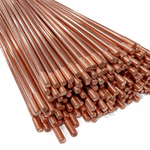Varilla de Tierra PUNIT INDUSTRIES MS de 16 mm 5/8, Barra de Tierra Brillante, Material de Puesta a Tierra Eléctrica, Alta Resistencia, Resistente al Óxido - Product Image 1