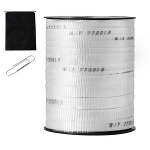 Nastro di trazione in poliestere da 5/8'' x 318FT, corda piatta Mule con capacità di trazione di 2200 Lbf, nastro stampato per il tiraggio di cavi, confezione - Product Image 1