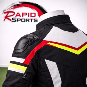 เสื้อแจ็กเก็ตแข่งรถมอเตอร์ไซต์ผ้าแคนวาสเล่นกีฬาแข่งรถเร็วสารหน่วงไฟและระบายอากาศได้ดี - Product Image 5