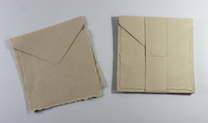 Wholesale Professional 250 Gsm Deck Led Edge Card With Matching Envelop Recycled Handmade Paper From Cotton Fiber - Product Image 2