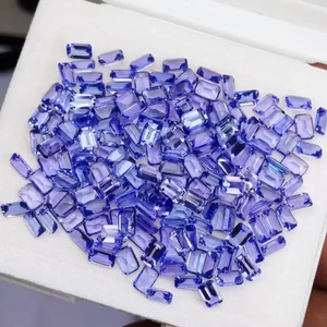 Natural Tanzanite Emerald Cut 6*4mm AAA Quality IGI Certified Blue Color 100 Cts Gemstone for Jewelry Making <b>Cheap</b> Price - Product Image 5