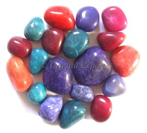 Bán buôn Chất lượng cao cây mã não <span class=keywords><strong>Ruby</strong></span> nhuộm giảm Đá chữa bệnh pha lê để trang trí - Product Image 5