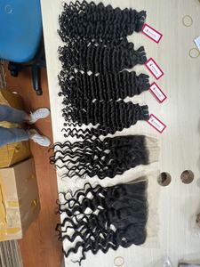 Apohair-Perruque Remy Naturelle Bouclée Vietnamienne, Cheveux Naturels Vierges Remy, de Qualité 8A-12A, 5x5, 5x5 - Product Image 2